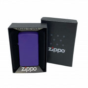 ZIPPO/1637 ZIPPO Slim с покр. Purple Matte, латунь/сталь, фиолетов., матов., 29x10x60 мм