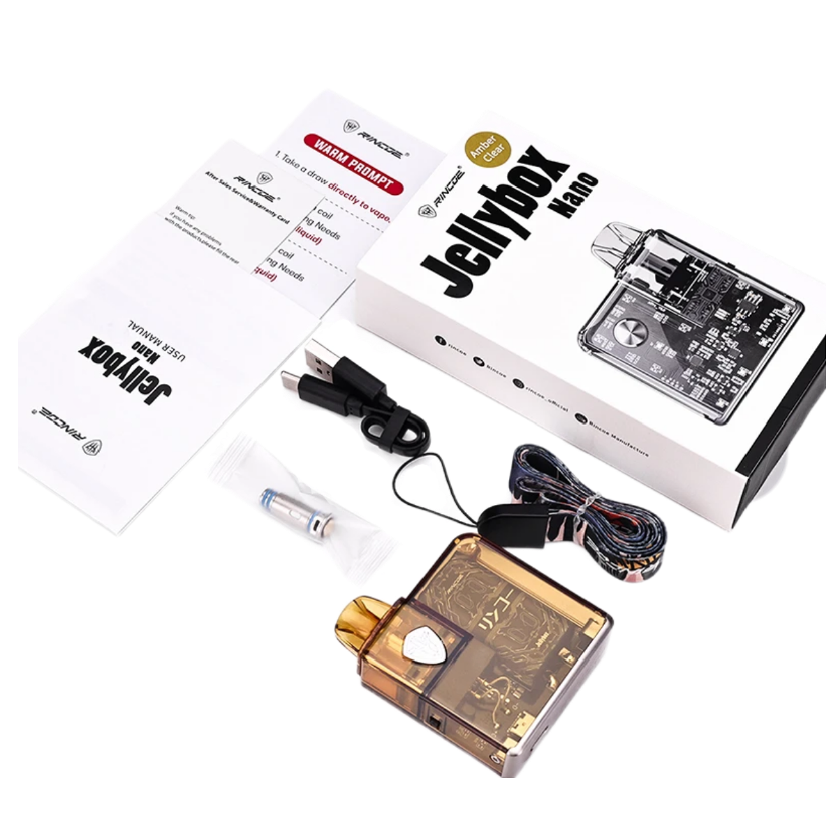 RINCOE Jellybox Nano X 1000mAh Pod Kit Snakeman RK-025SM