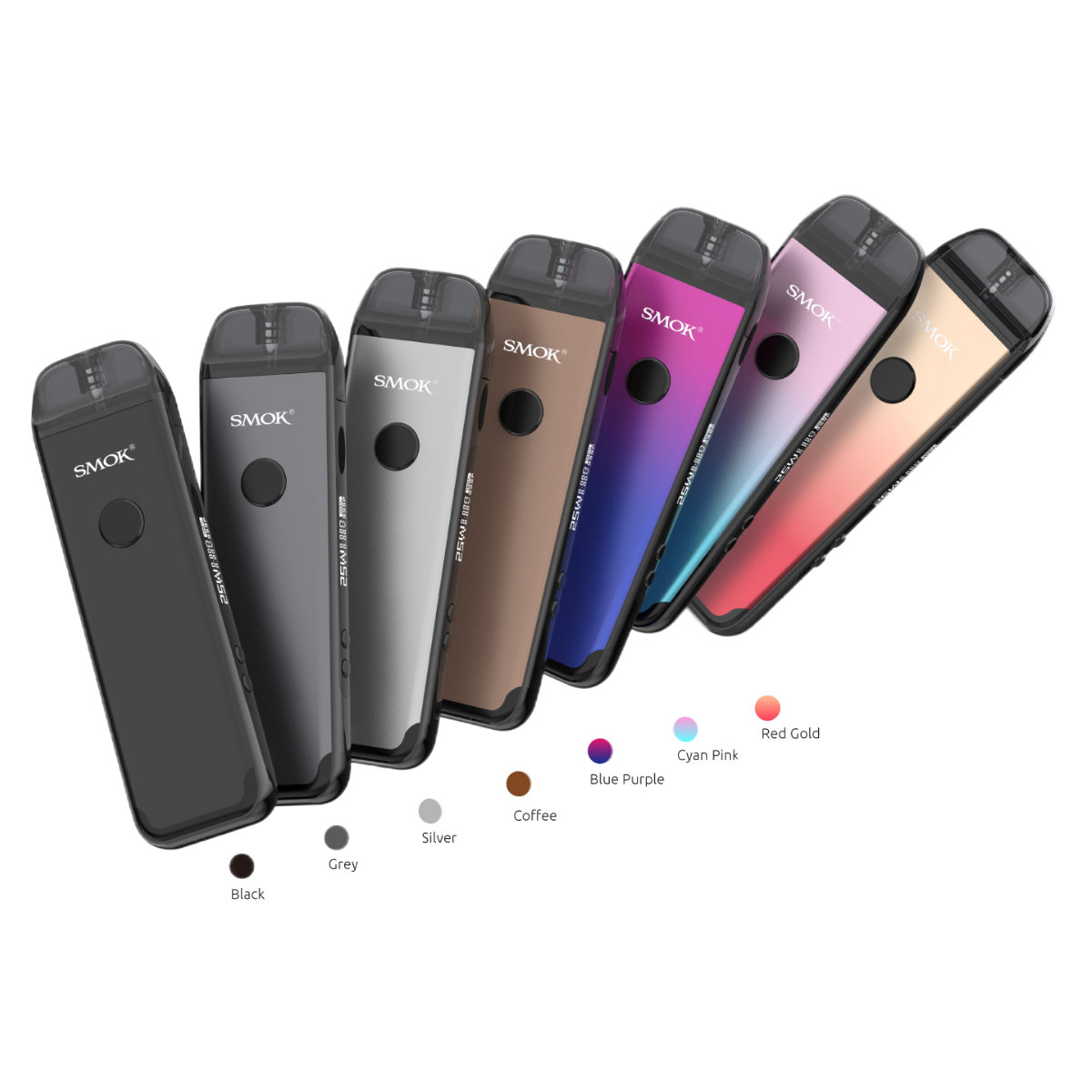 SMOK ACRO 1000mAh Pod Kit SMOK-081F Cyan Pink