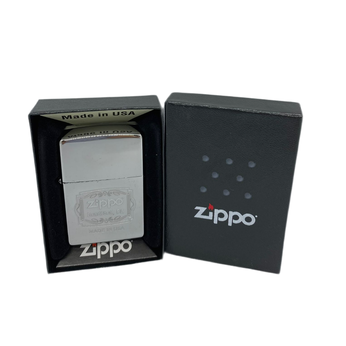 ZIPPO/29521 Classic покр.High Polish Chrome лат/сталь,сереб.глянц.