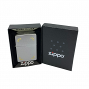 ZIPPO/28458 Classic с покр/ Satin Chrome, лат/сталь, серебр., мат., 38x13x57 мм