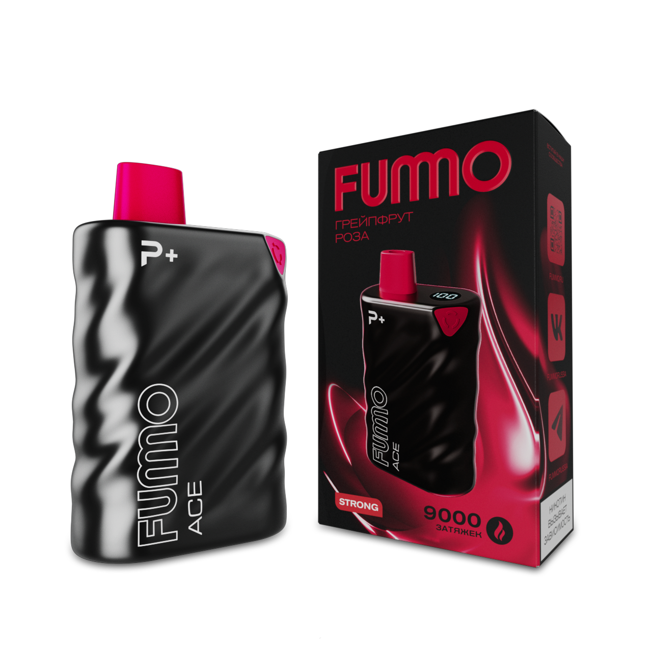 FUMMO ACE 9000 Грейпфрут роза 2%