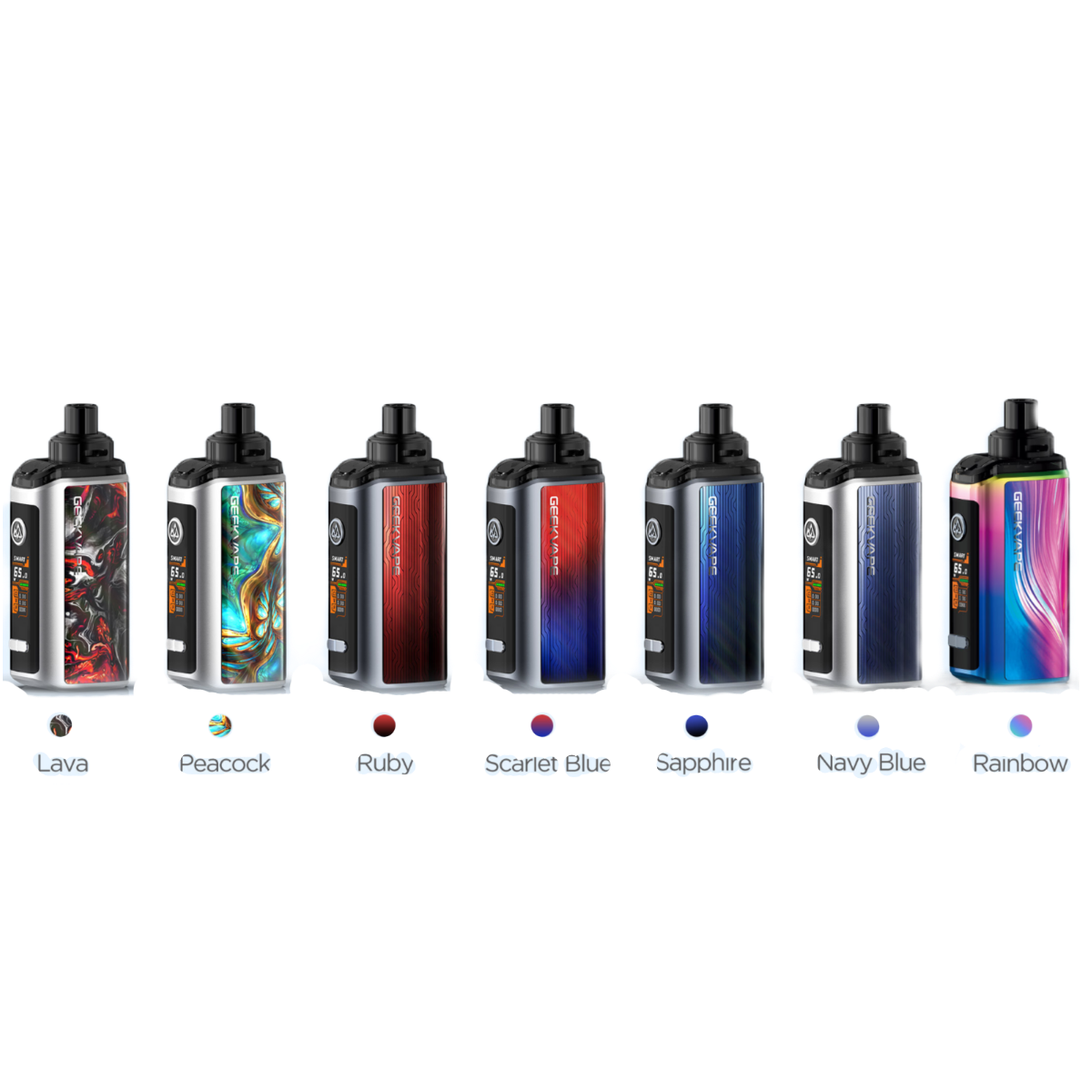 Geek Vape Obelisk 65 FC 2*1100mAh Pod Kit Сапфировый GV-139B