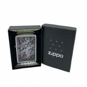 ZIPPO/29838 Diamond Plate, покр.Street Chrome, латунь/сталь, серебр. матовая