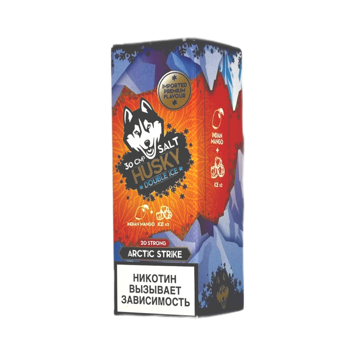HUSKY SALT strong   double ICE Ледяной манго 30мл.20мг.