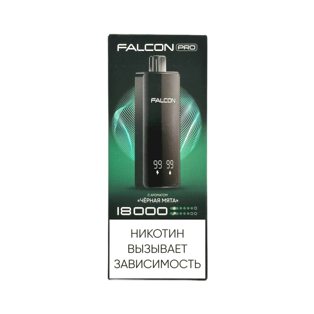 FALCON PRO 18000 Черная мята 2%