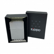 ZIPPO/200 Classic покр.Brushed Chrome лат-сталь,сереб,мат.