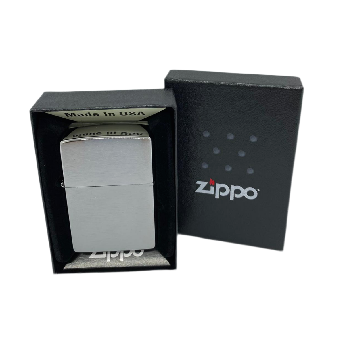 ZIPPO/200 Classic покр.Brushed Chrome лат-сталь,сереб,мат.