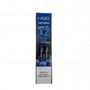 HQD LUX Картридж Черничная мята 2% (уп. 2 шт)