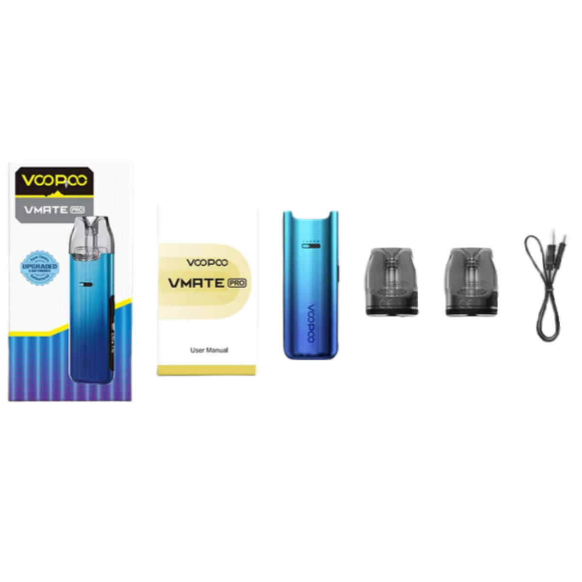 Voopoo VMATE Pro 900mAh Pod Kit Dawn Blue VP-154G