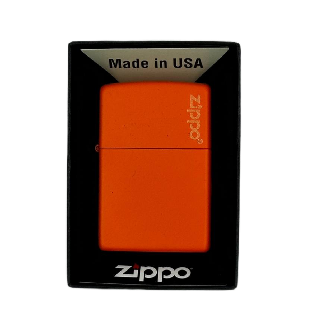 ZIPPO/231ZL Classic покр.Orange Matte, лат/сталь, оранжевая с фирм. логот., матов.