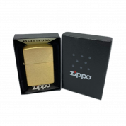 ZIPPO/49477 Classic с покр.Tumbled Brass, латунь/сталь, золото, матов., 38x13x57 мм