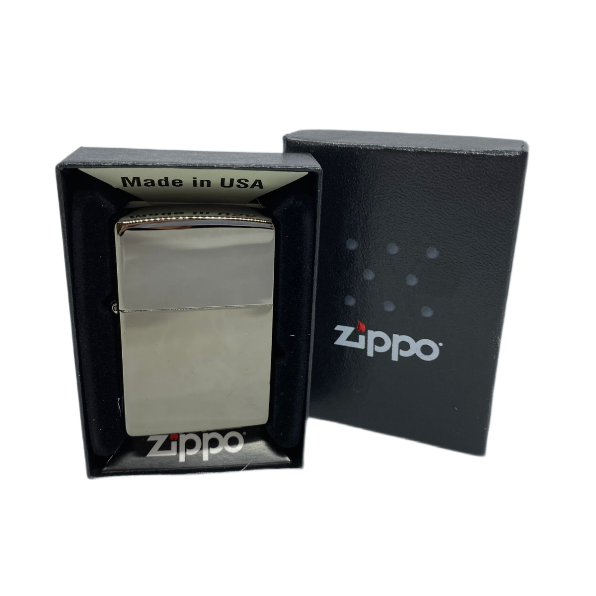 ZIPPO/150 Classic покр.Black Ice,лат-сталь,черн,глянц.