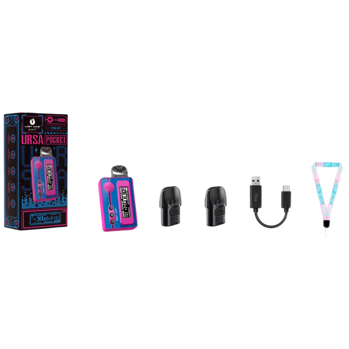 Lost Vape Ursa Pocket 1200mAh Dark Knight / Темный Рыцарь
