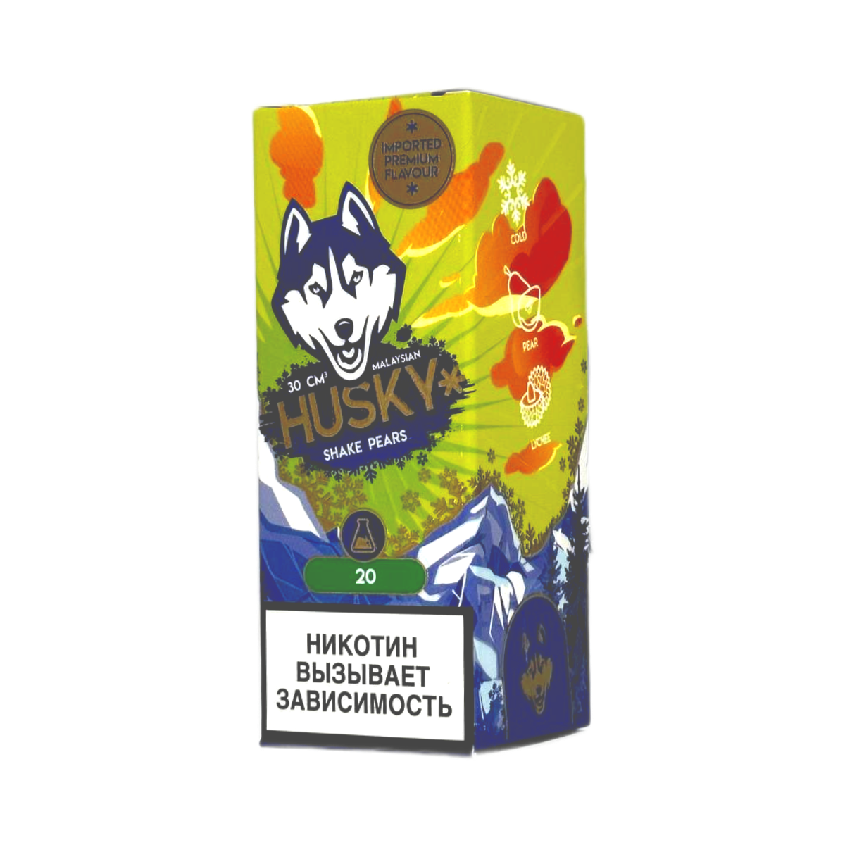 HUSKY SALT MALAYSIAN SERIES Персик груша личи с холодком 30мл.20мг.