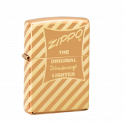 ZIPPO/49075 Vintage Zippo Box Top с покр. High Polish Brass, латунь/сталь, золот. глянц.