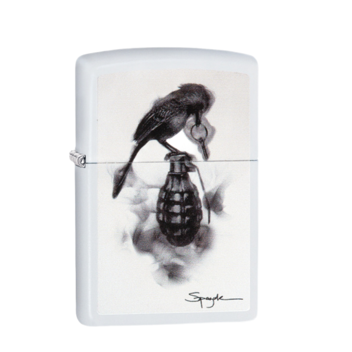 ZIPPO/29645 покр.White Matte лат-стал.,белая,мат.