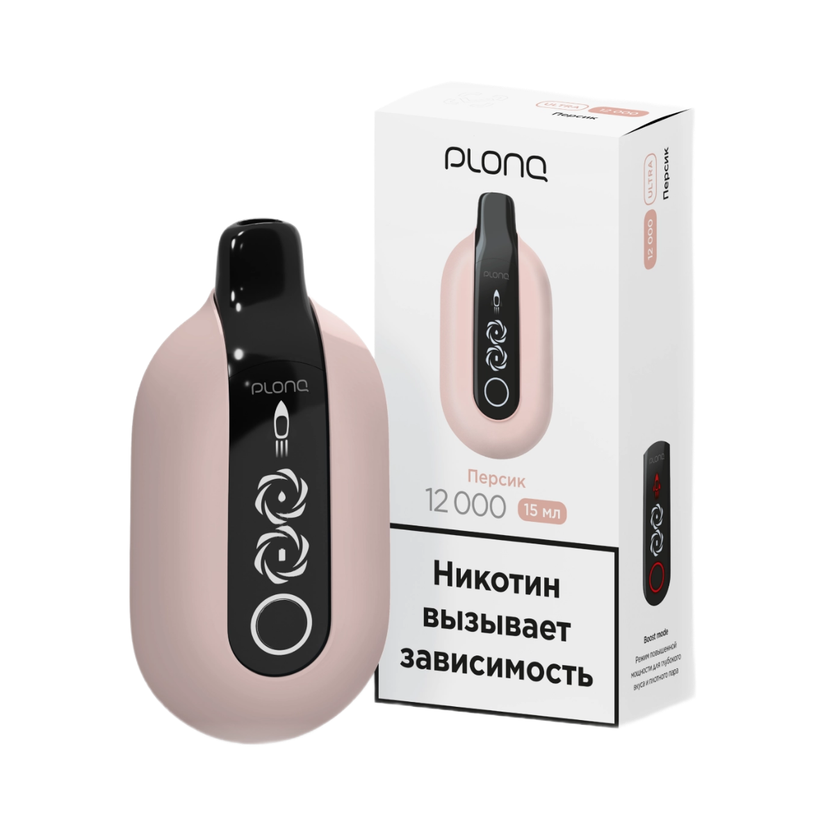 PLONQ ULTRA 12000 Персик 2%