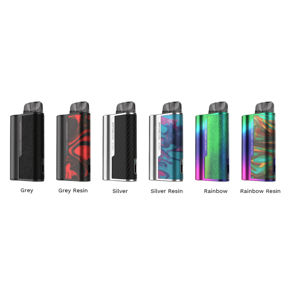 Vaporesso XTRA 900mAh 2ml Pod Kit VRR-0021B Silver