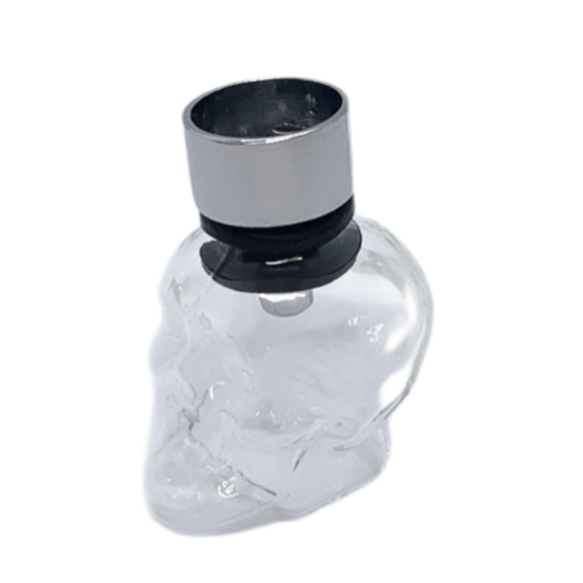 Трубка стекл. Прозрачная череп D2.5/L12.5 см. PG-92(2)