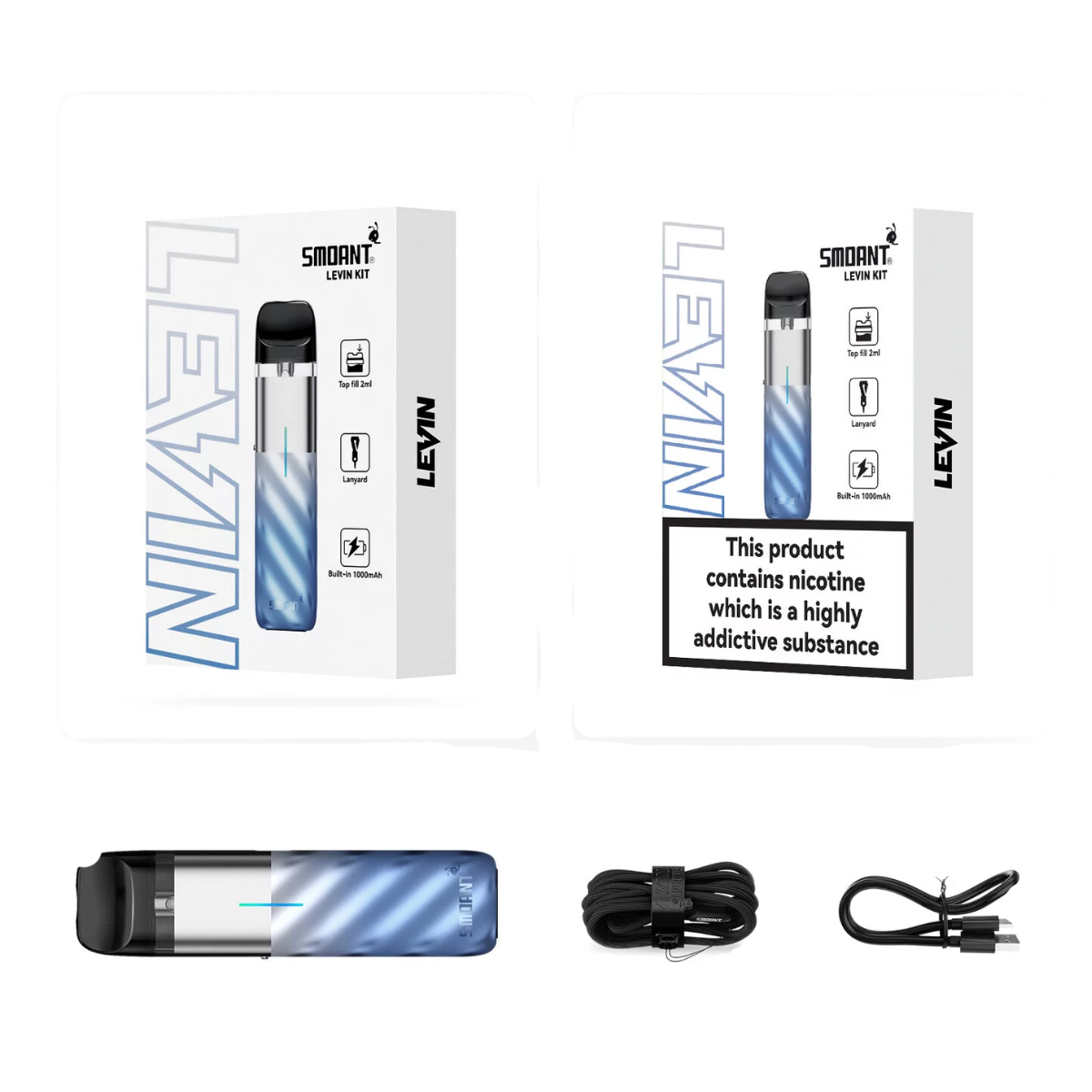 SMOANT Levin 1000mAh Pod Kit Kelly green KL-070-KG