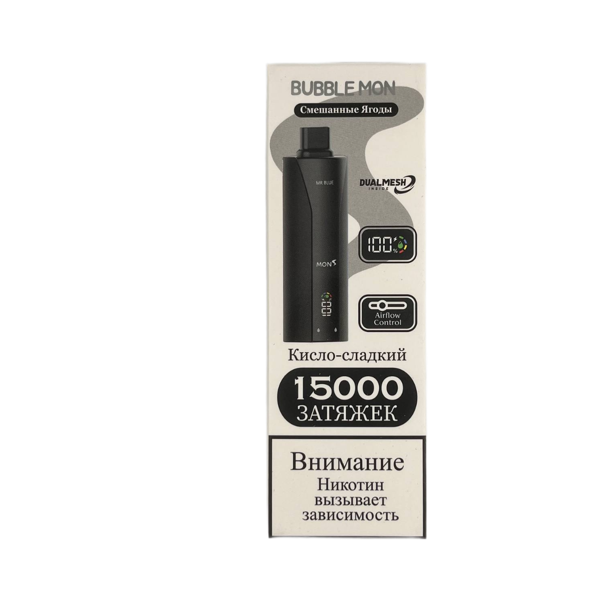 BUBBLEMON BOOSTER 15000 Смешанные ягоды 2%