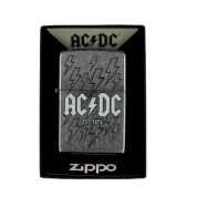 ZIPPO/48641 AC/DC, покр.Street Chrome лат/сталь, серебро
