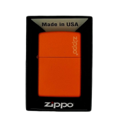 ZIPPO/231ZL Classic покр.Orange Matte, лат/сталь, оранжевая с фирм. логот., матов.