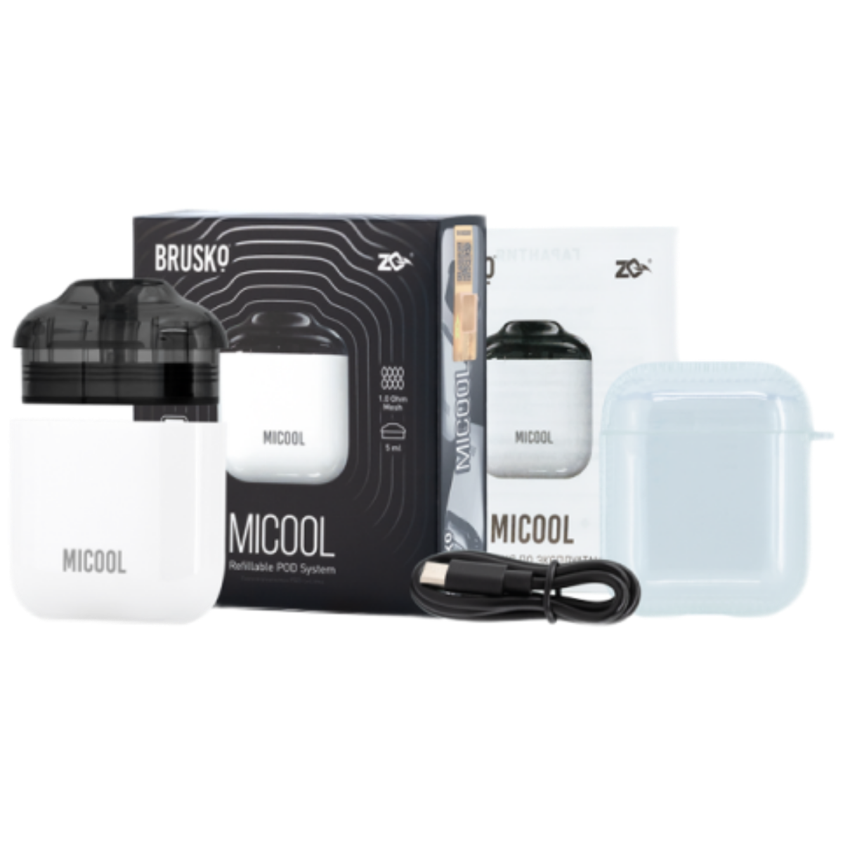 BRUSKO ZQ MICOOL 500mAh Розовый
