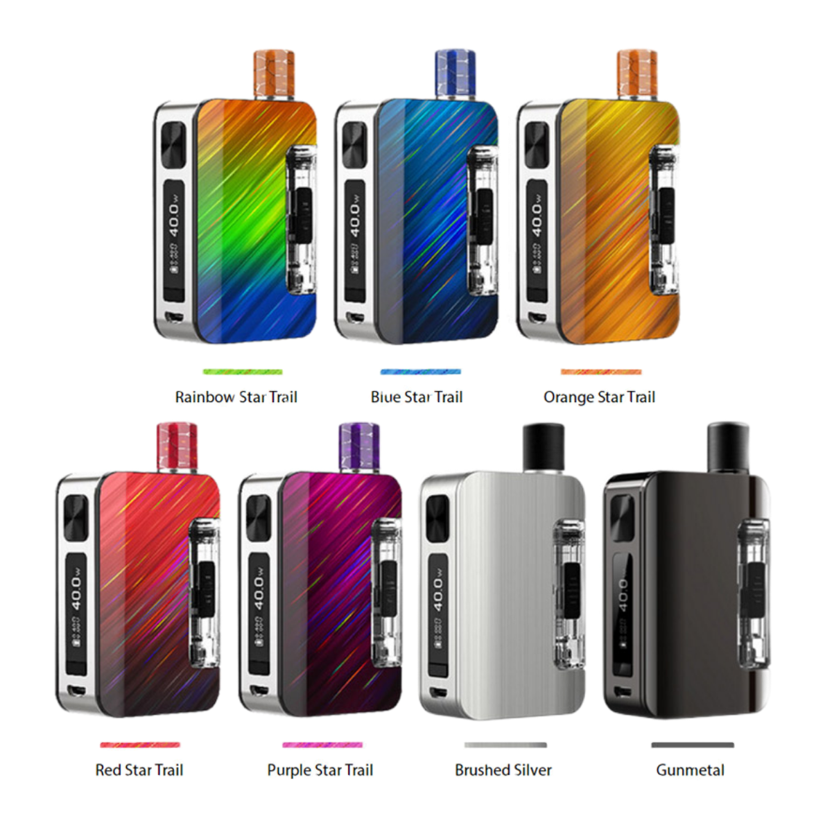 Joyetech Exceed Grip Pro 1000mAh Pod Kit JOYE-047BS Brushed Silver