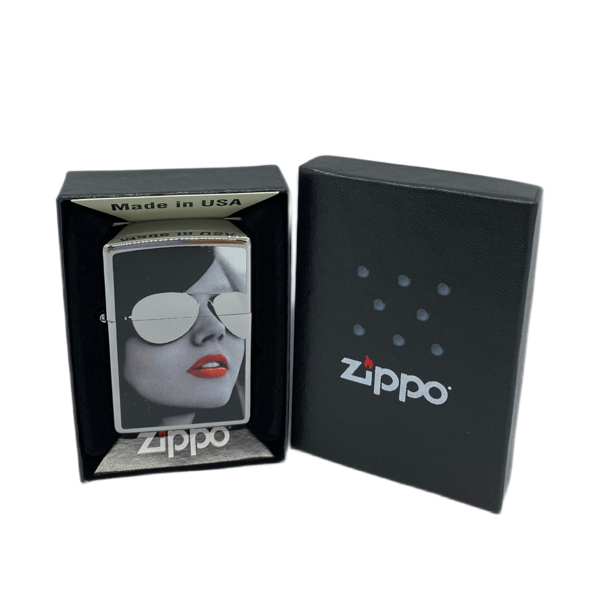 ZIPPO/28274 Golden Design с покр. High Polish Chrome, лат/сталь, серебр. глянц., 36x12x56 мм