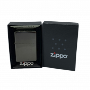 ZIPPO/24756 Classic с покр. Ebony, латунь/сталь, черная глянц.