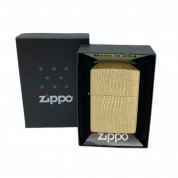 ZIPPO/204 покр.Brushed Brass лат-сталь,зол,мат.
