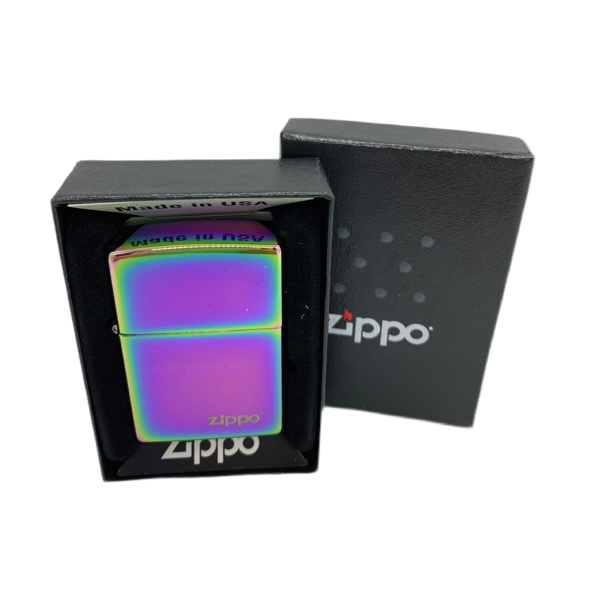 ZIPPO/151 ZL Classic покр.Spectrum с фирм.лог в правом нижнем углу.,лат-сталь,разноцв. глянцев.