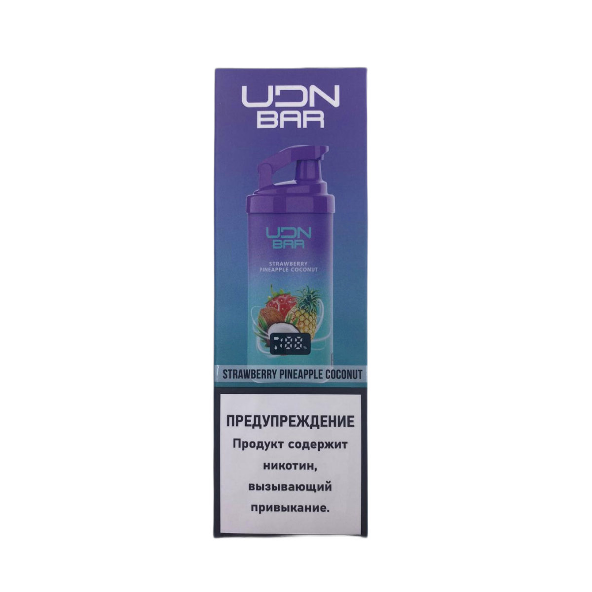 UDN BAR 7000 Клубника ананас кокос 2%