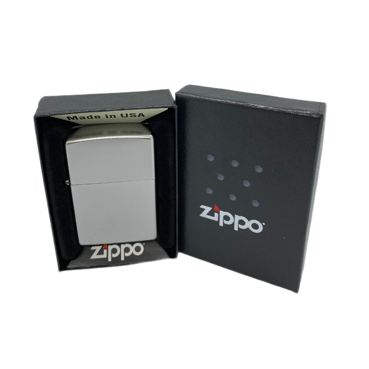 ZIPPO/205 Classic с покр. Satin Chrome™, лат/сталь, серебр. матов.