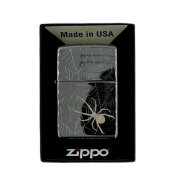 ZIPPO/48767 Spider Design покр.High Polish Chrome, лат/сталь, серебро