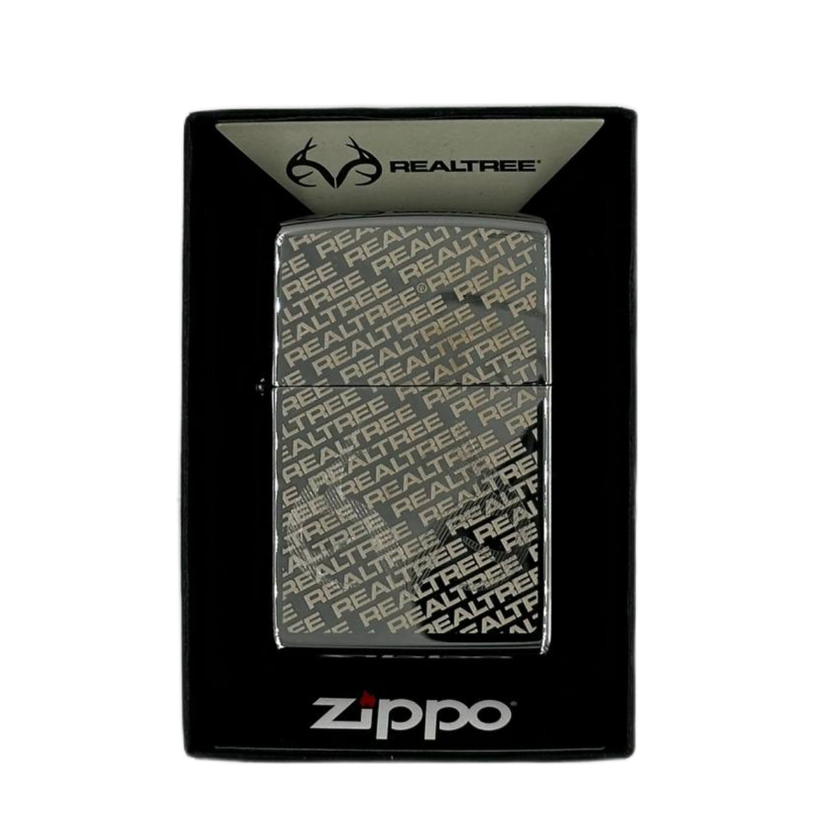 ZIPPO/48751 Reatree® покр.High Polish Chrome, лат/сталь, серебро