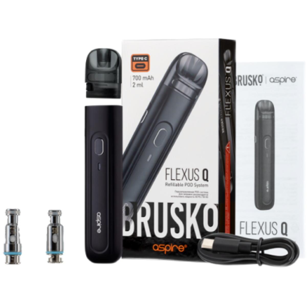 BRUSKO FLEXUS Q 700mAh Фуксия