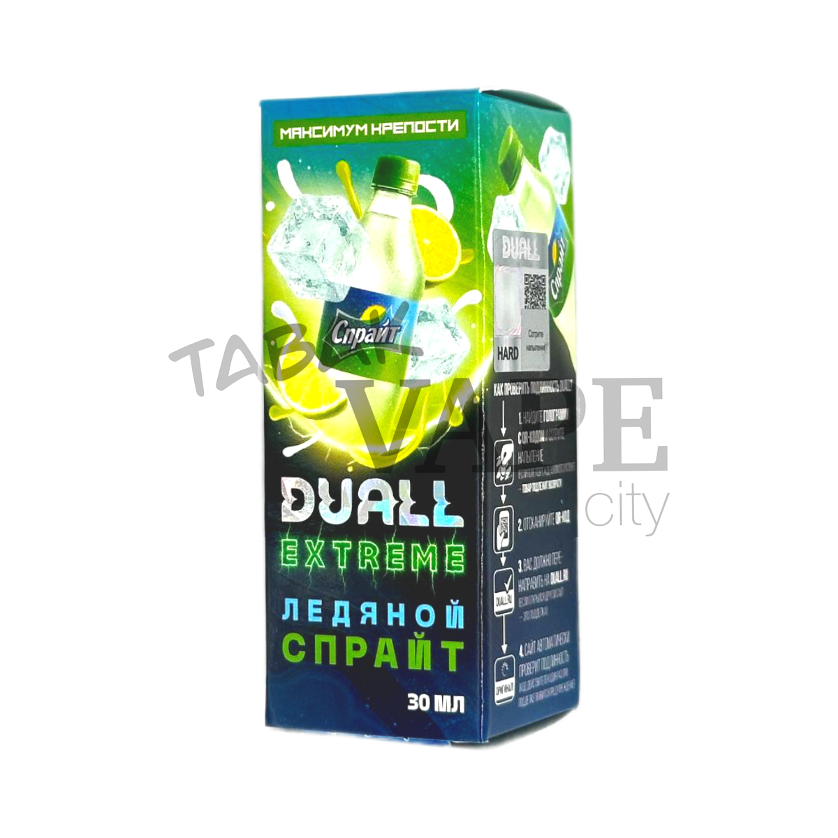 DUALL EXTREME HARD Ледяной спрайт 30мл.20мг.