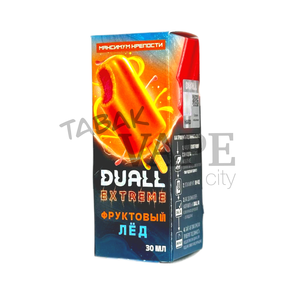 DUALL EXTREME HARD Фруктовый лед 30мл.20мг.