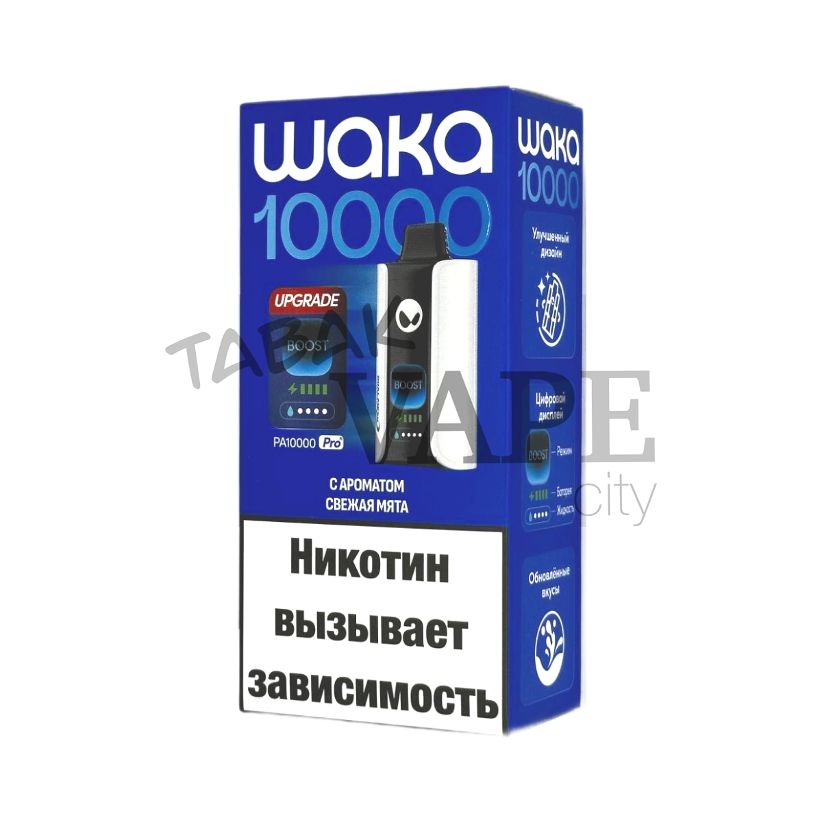 WAKA soPRO PA BOOST 10000 EXTRA Свежая мята 1,8%
