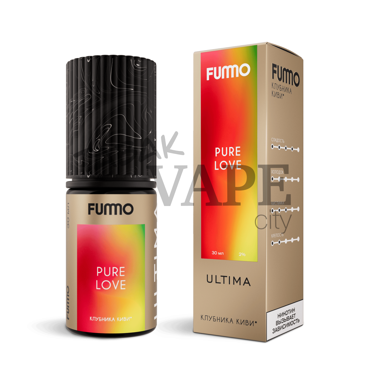FUMMO ULTIMA Клубника киви 30мл.20мг.